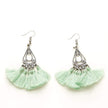 Tear Drop Tassel Earrings