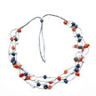 Resin Nugget & Disc Necklace