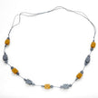 Long Resin Faceted Cube Necklace