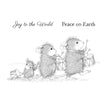 Drummer Mice Cling Rubber Stamp Set from the House-Mouse Holiday Collection