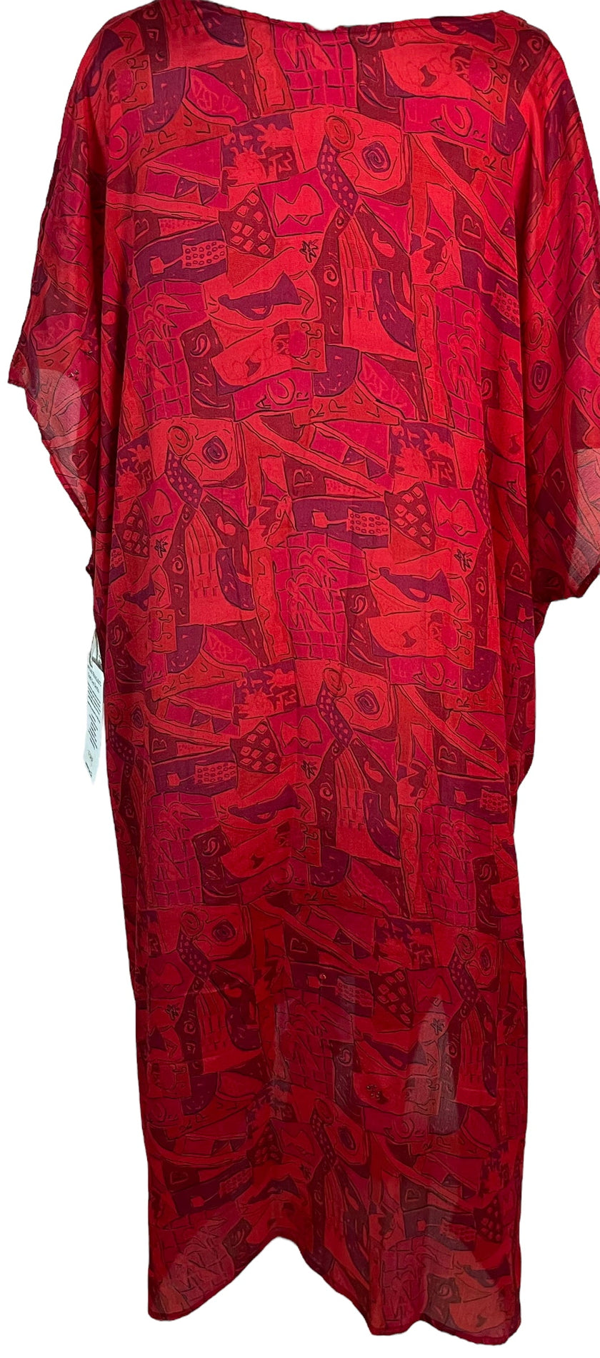KERRI  PRC6417 Avatar Pure Silk Maxi Kaftan