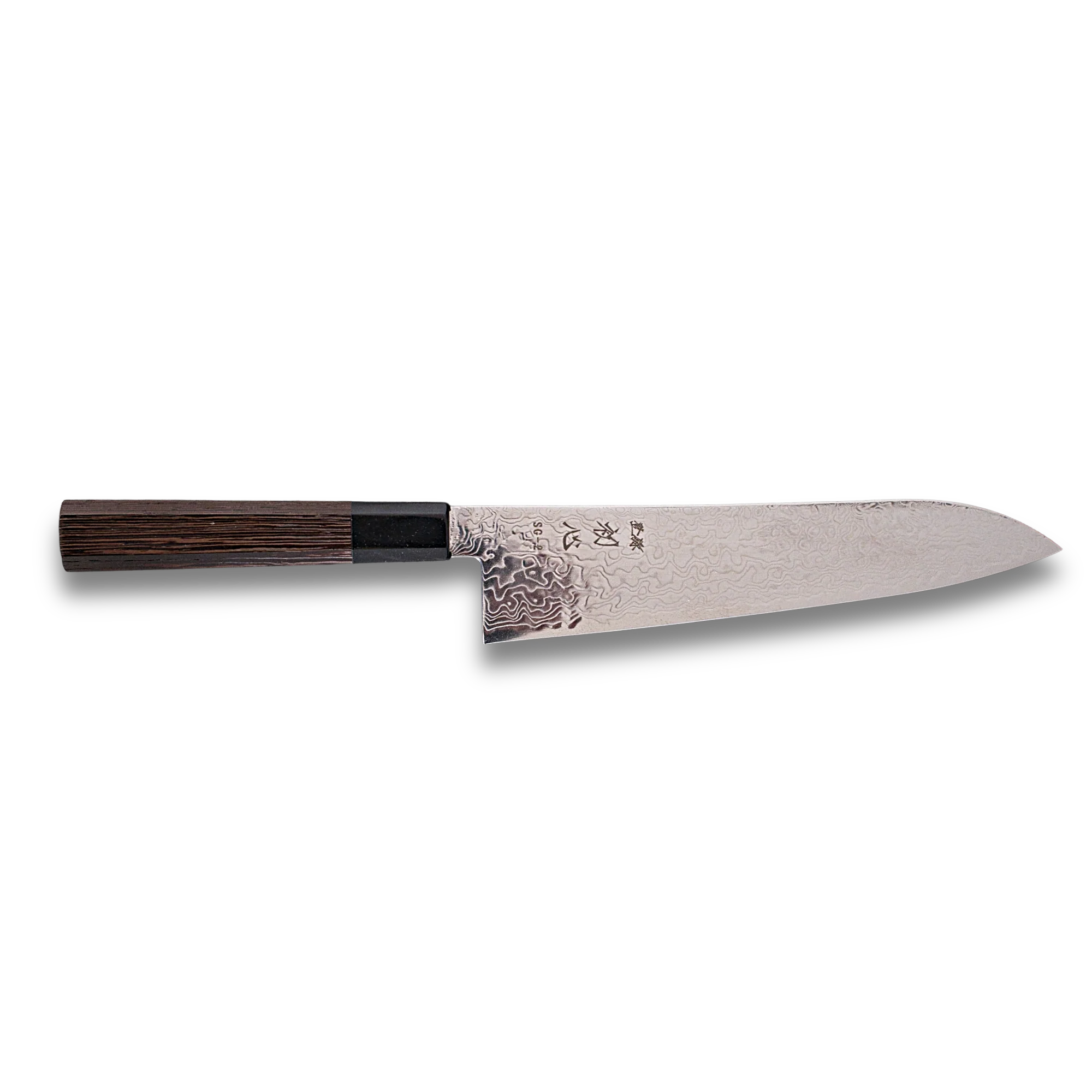 Ryuhyo SG2 Damascus Migaki Gyuto 210mm – Wenge Wood Handle