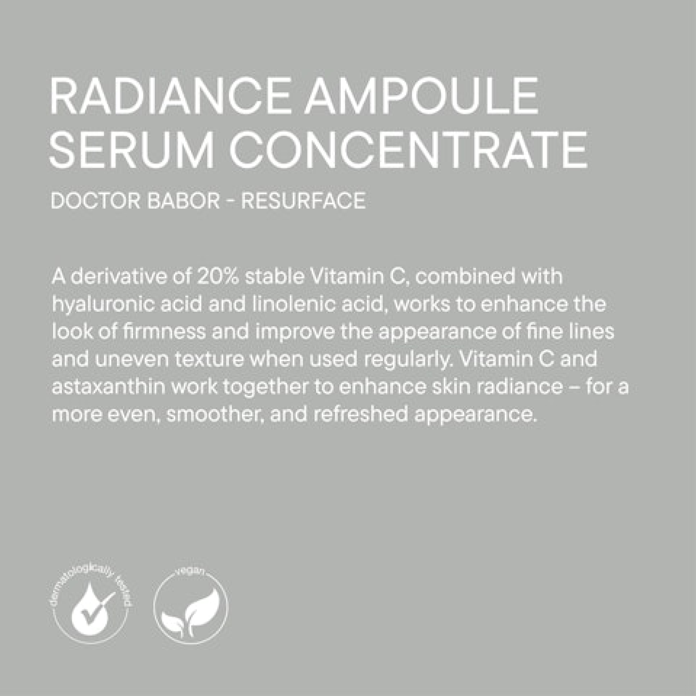 BABOR Radiance Ampoule Serum Concentrate