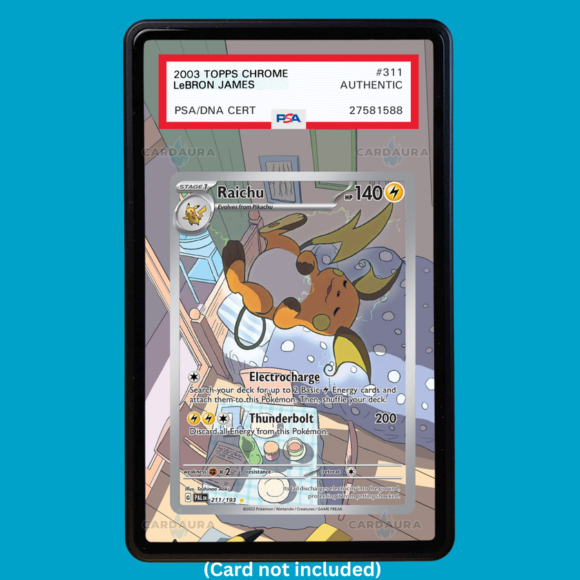 Raichu 211/193 Paldea Evolved (Graded) Display Case