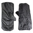 Open Road Men's Leather Motorcycle Gloves w/ Rain Cover