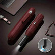 Automatic Dual-Use Umbrella, Sun and Rain Compact Folding Umbrella with Anti-Rebound, LED Light Option, 4 Colors