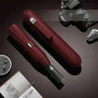 Automatic Dual-Use Umbrella, Sun and Rain Compact Folding Umbrella with Anti-Rebound, LED Light Option, 4 Colors