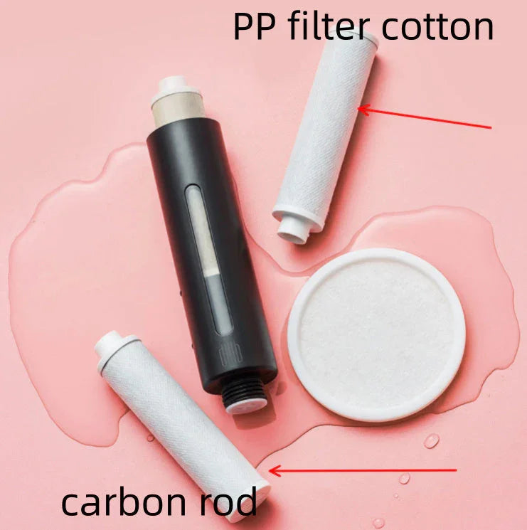 Rain Shower Head Set Filter Pressurized Bath Shower Head Set