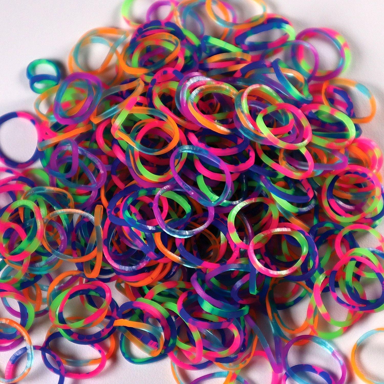 Rainbow Loom - Rubans - Tie-dye arc-en-ciel