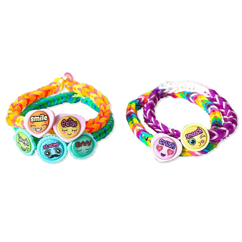 Rainbow Loom - Button Sticker Bracelet Kit - Funny Faces