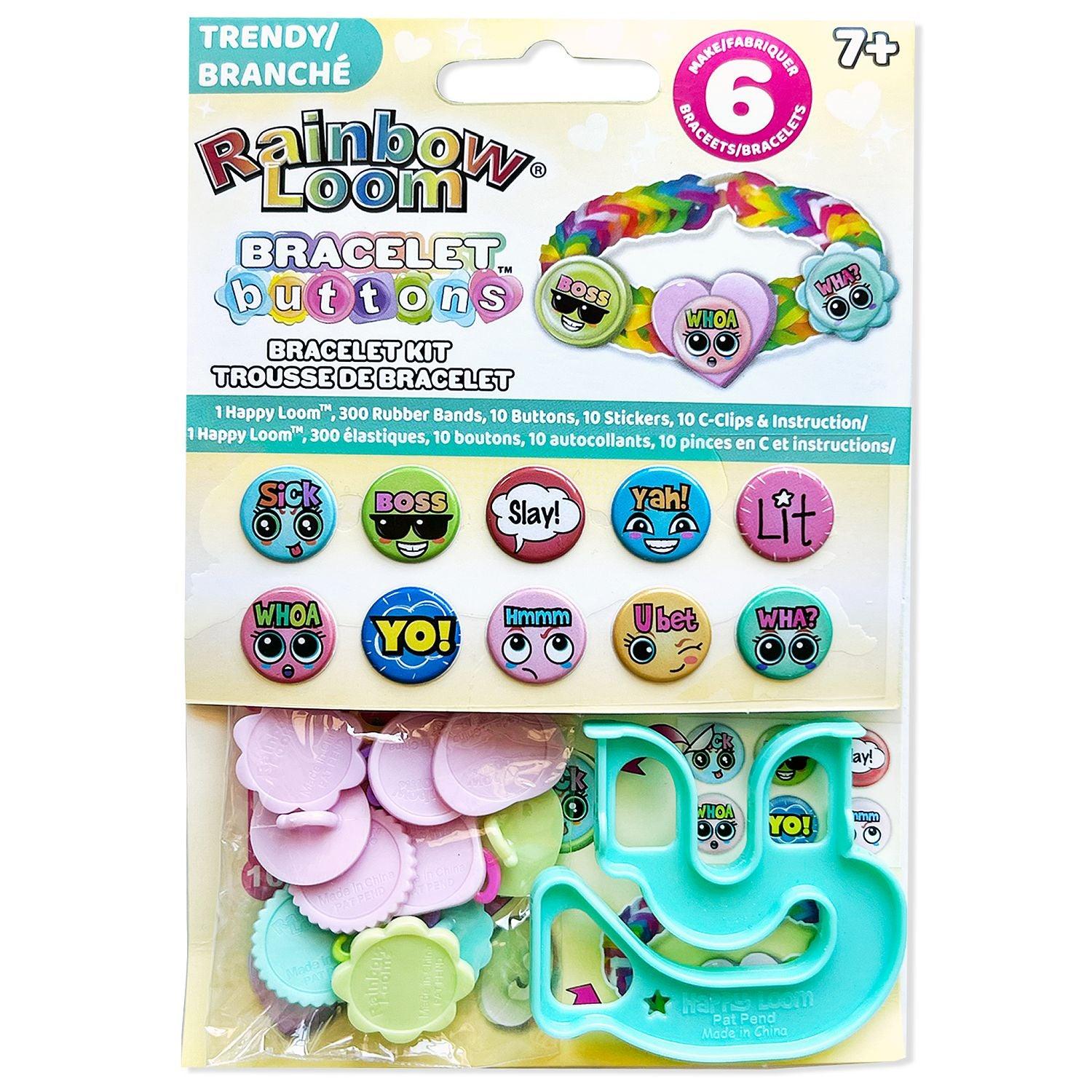 Rainbow Loom - Button Sticker Bracelet Kit - Trendy