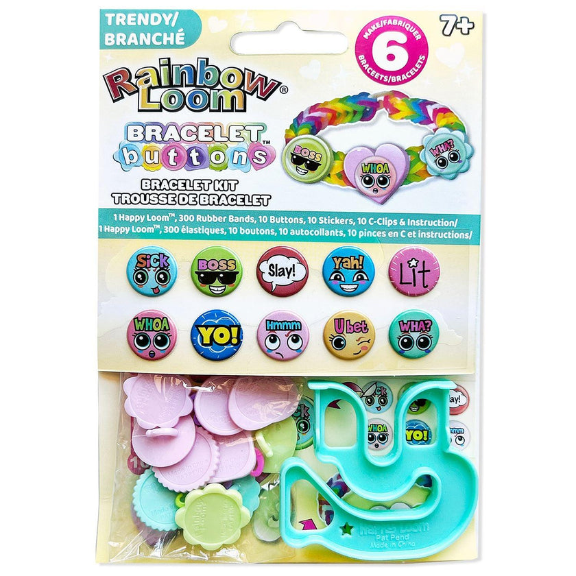 Rainbow Loom - Button Sticker Bracelet Kit - Trendy
