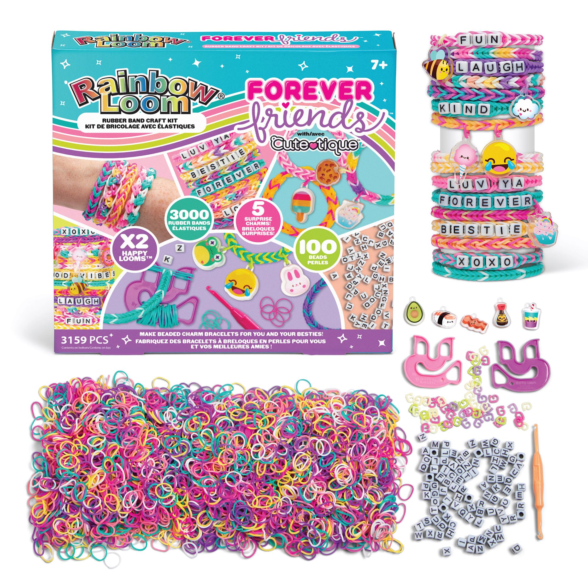 Rainbow Loom - CUTE-TIQUE FOREVER FRIENDS