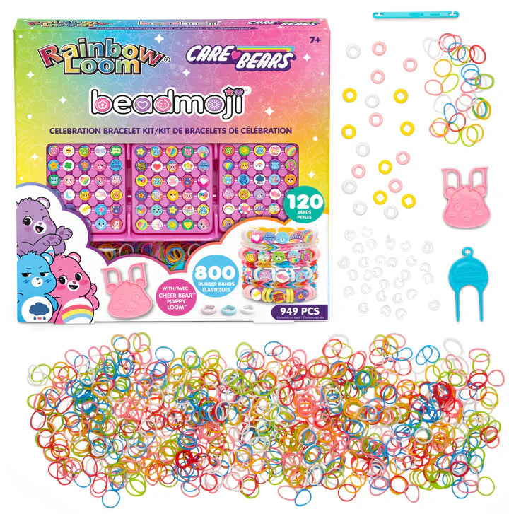 Rainbow Loom - Kit de célébration Beadmoji Care Bears