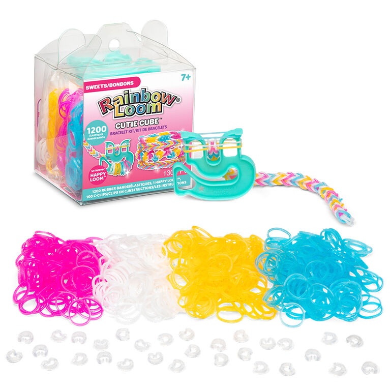 Rainbow Loom - Cube de bonbons mignons