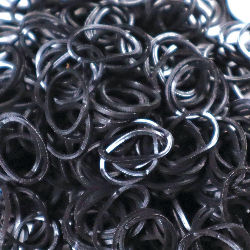 Rainbow Loom - Solid Bands - Black