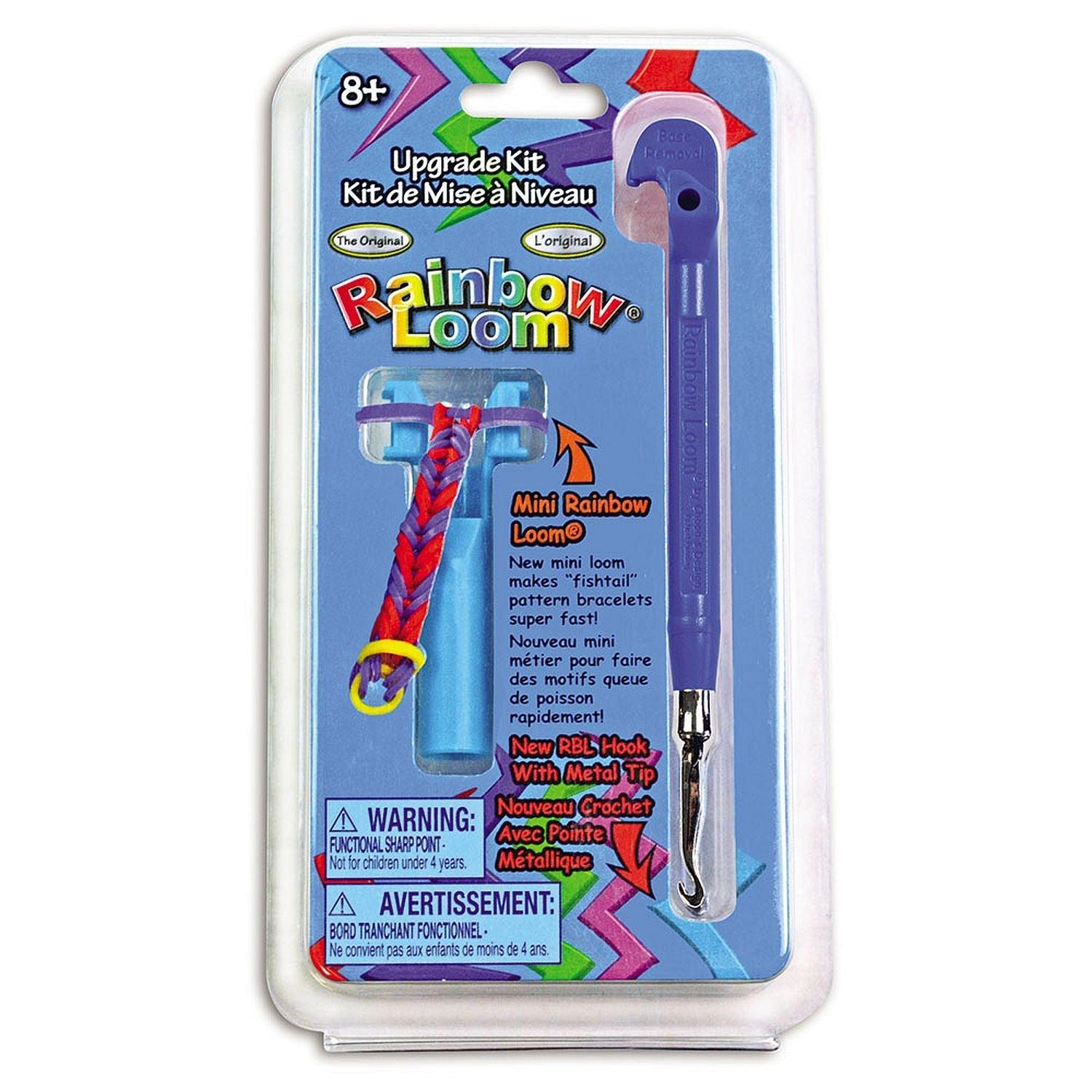 Rainbow Loom - Kit d'amélioration - Crochet en métal bleu