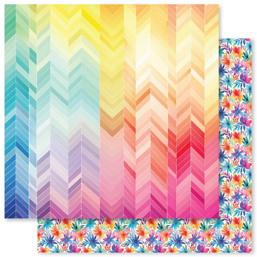 Rainbow Twirl 2.0 12x12 Paper Collection 31046