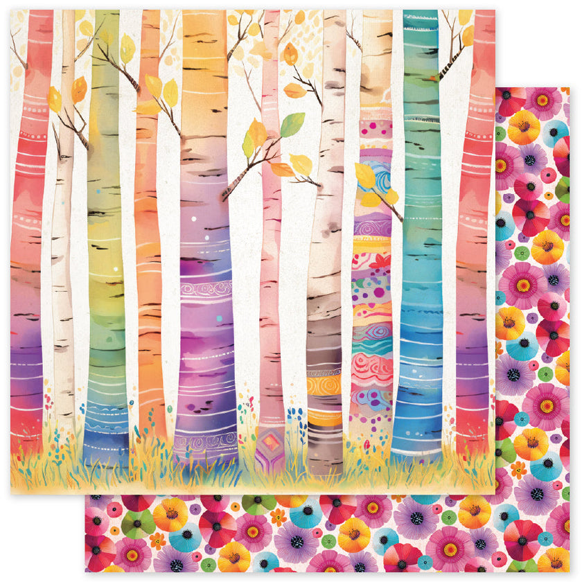 Rainbow Village B 12x12 Paper (12 pc Bulk Pack) 35493