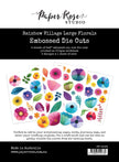 Rainbow Village Large Floral Embossed Die Cuts 35436