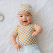Baby/Kids' Bamboo Beanie | Eucalyptus Gingham