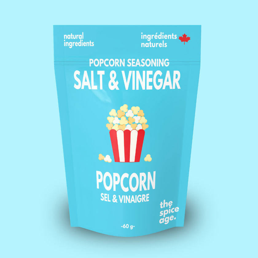 6-PACK CASE Salt & Vinegar Popcorn Topper