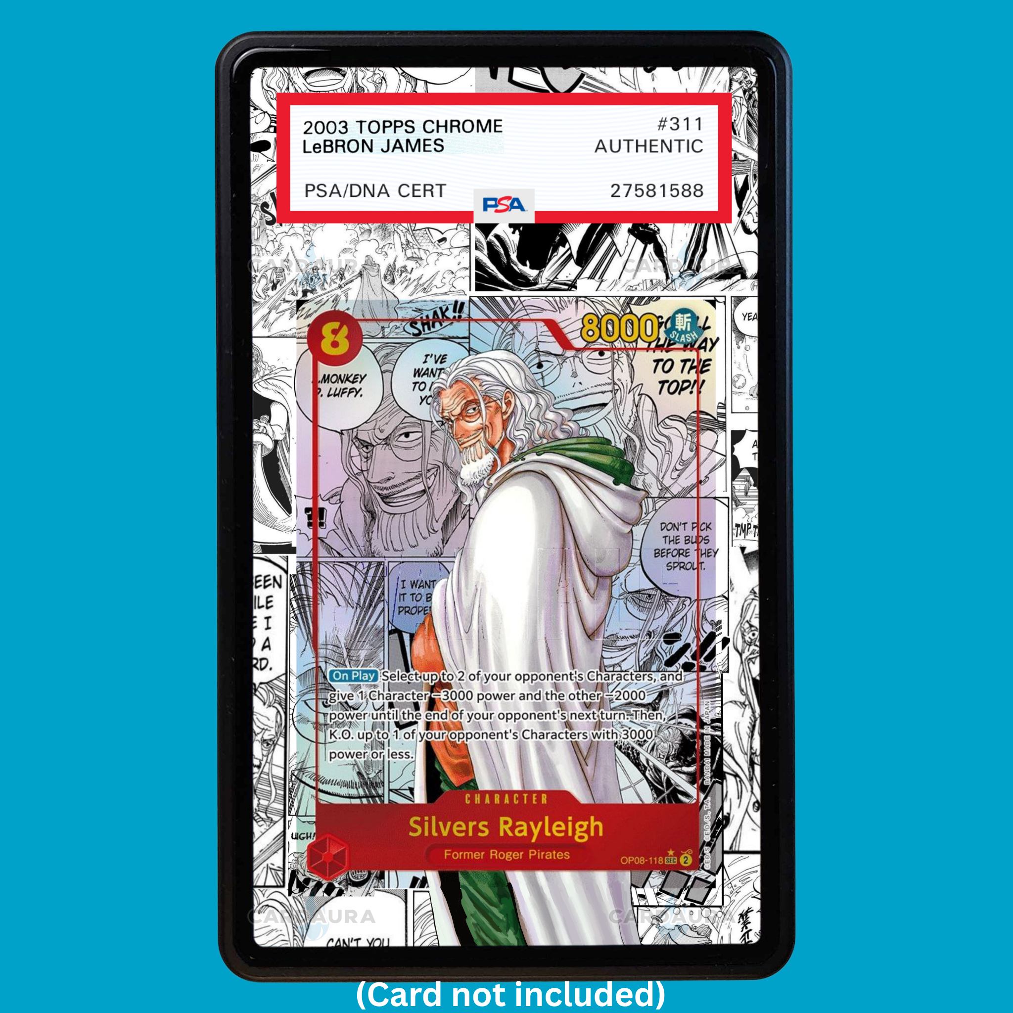 Silvers Rayleigh OP08-118 Piece Two Legends (Graded) Display Case