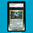 Rayquaza Gold Star 107/107 (Graded) Display Case