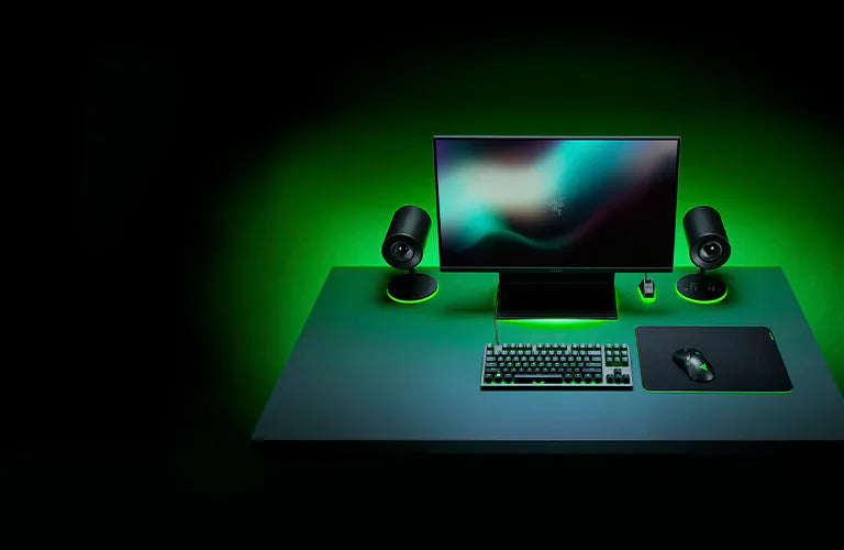 Razer - Gaming Mousemat Gigantus v2 Cloth Medium Anti Slip Base Thick High Density Foam - Black