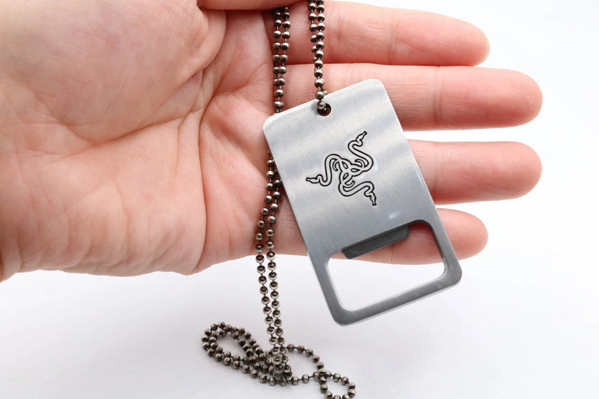 Razer - Promotional Bottle Opener with Chain