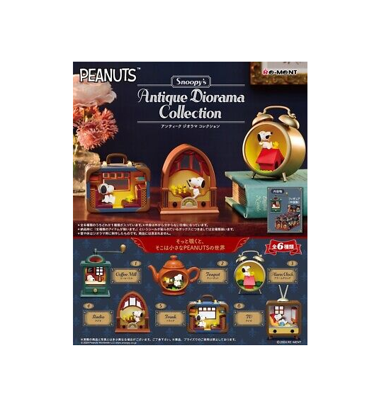 Re-Ment Peanuts Snoopy's Antique Diorama Collection