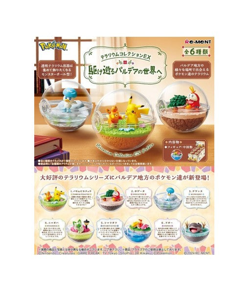 Re-Ment Pokémon Terrarium Collection Ex Exploring Paldea