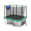 Rectangle Outdoor Trampoline 10 x 8 FT Heavy-Duty Trampoline with Basketball Hoop