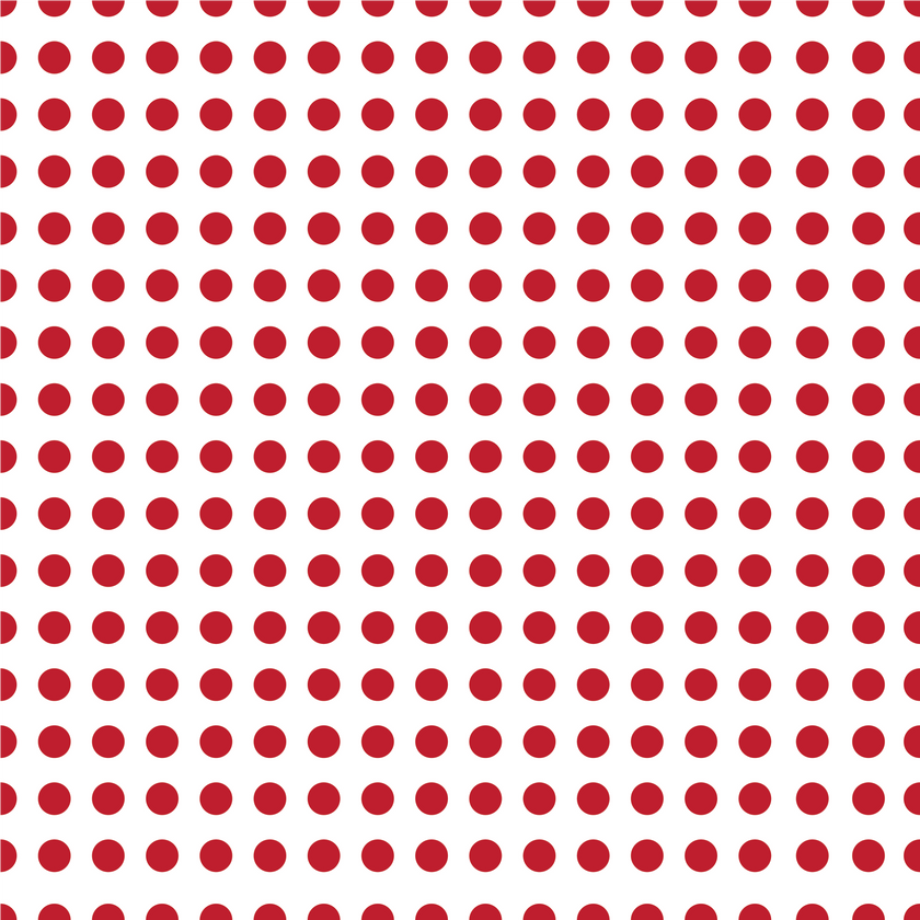 Craft HTV  Red Polka Dots Pattern