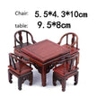 Red Rosewood Antique Creative Table And Chair Furniture Ornaments