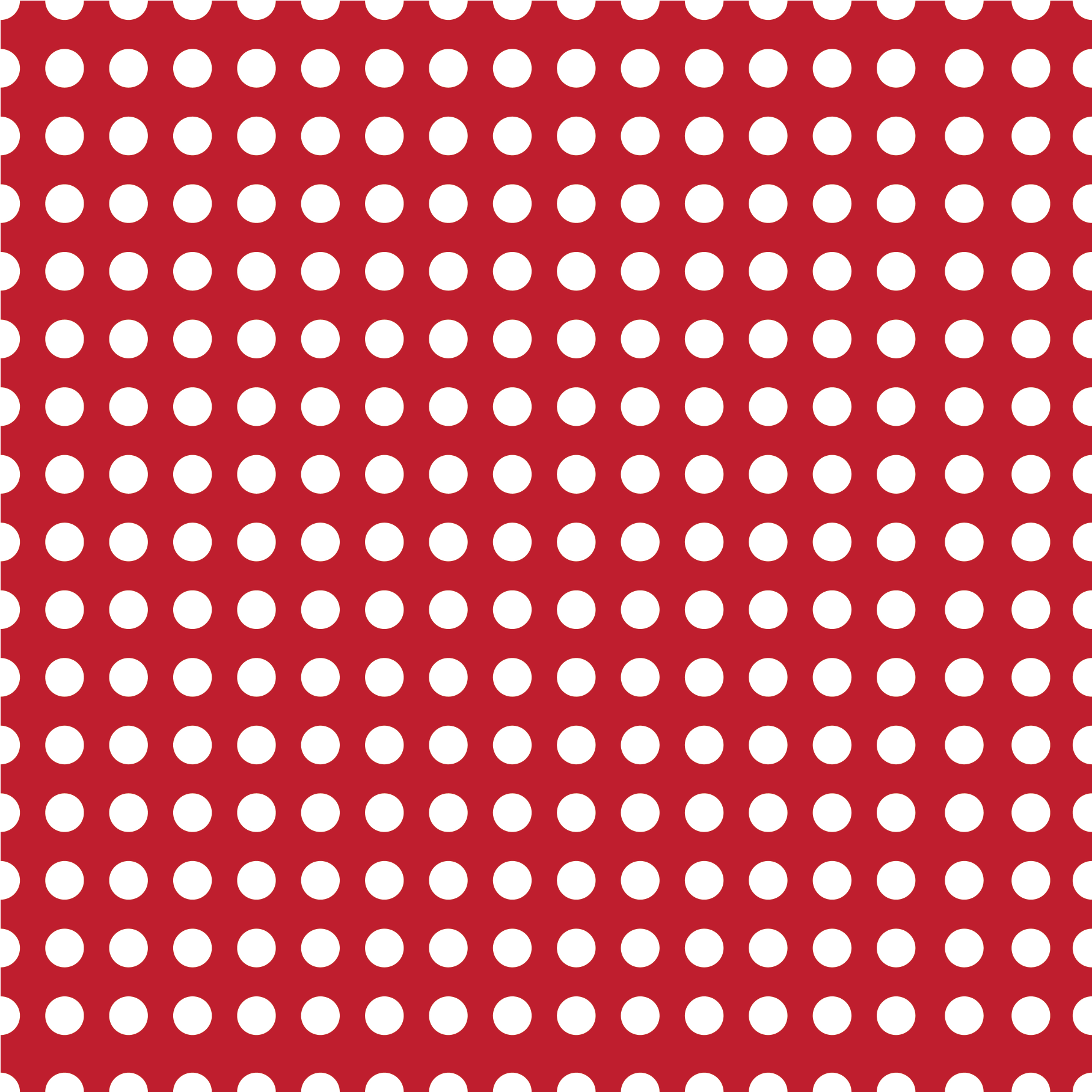 Craft HTV Red and White Polka Dots Pattern