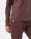 Wide Waffle V-Neck Top