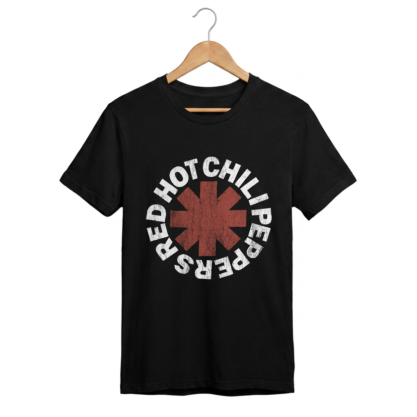 Red Hot Chili Peppers Distressed Asterisk T-Shirt