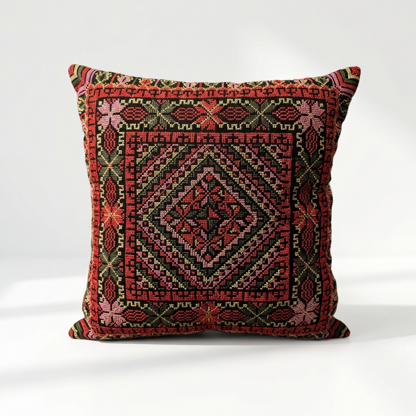 Ember Bloom – Tatreez Embroidery | 16x16
