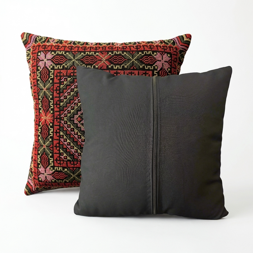 Ember Bloom – Tatreez Embroidery | 16x16