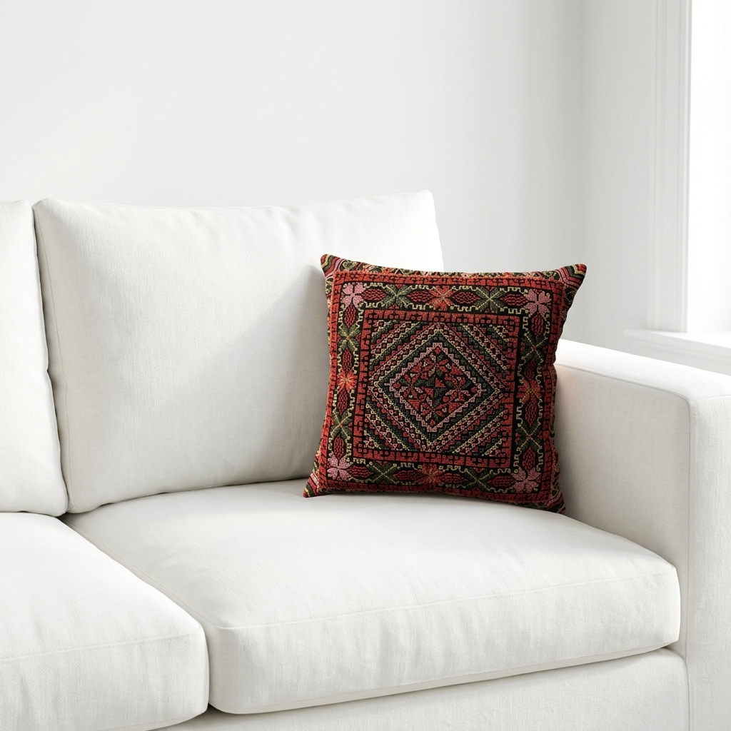 Ember Bloom – Tatreez Embroidery | 16x16