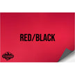 NO ADHESIVE RED/BLACK LEATHERETTE SHEET (12