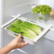 Refrigerator Pull-Out Drawer Storage Box – 12-Grid Egg & Food Organizer