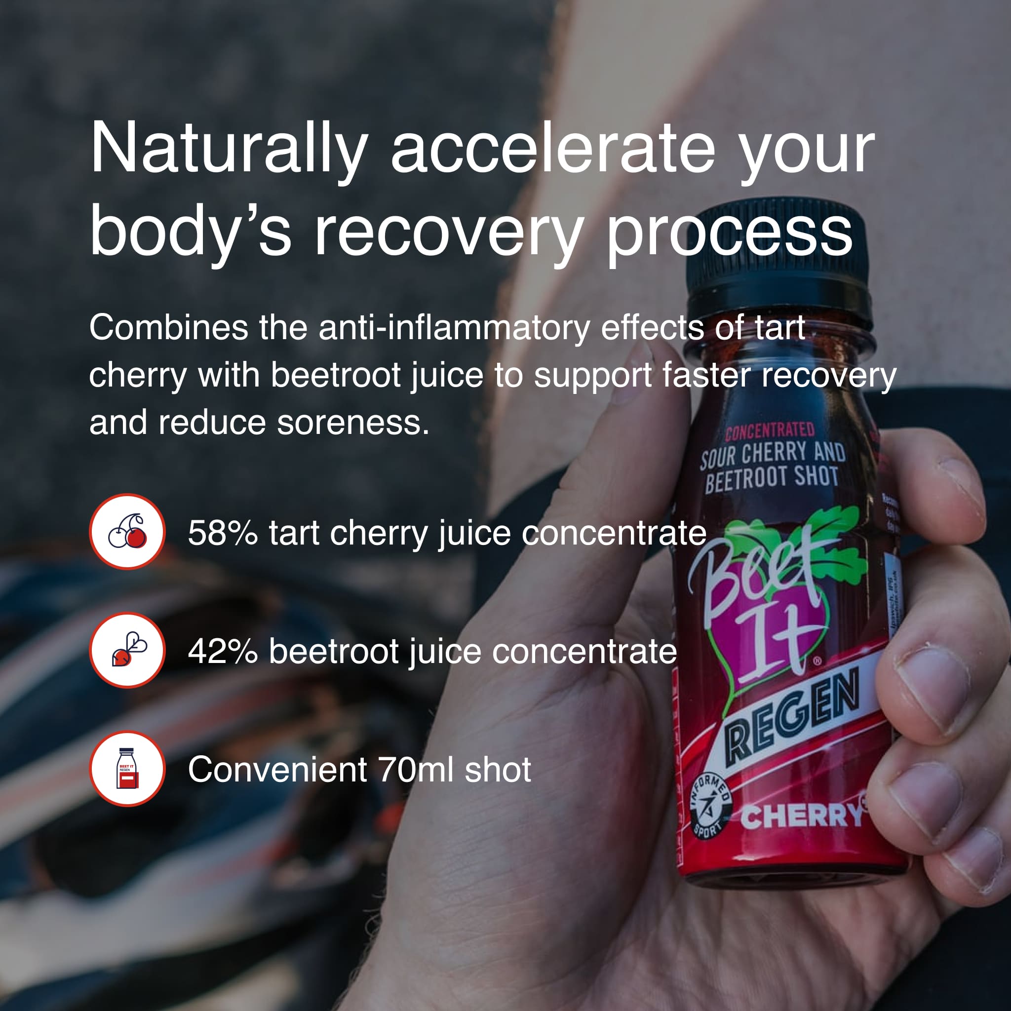 Beet It Regen Cherry+ - 15 Shots