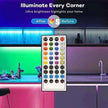 Remote  Color Changing  Led Strip Lights 5050 RGB Bluetooth Room Light