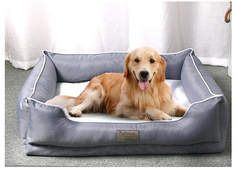 Removable Washable Dog Bed with Litter Mat – Soft Pet Kennel for Dogs & Cats (S / M / L / XL)