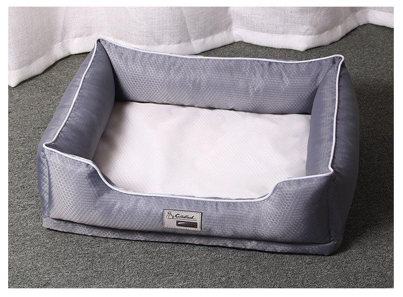 Removable Washable Dog Bed with Litter Mat – Soft Pet Kennel for Dogs & Cats (S / M / L / XL)