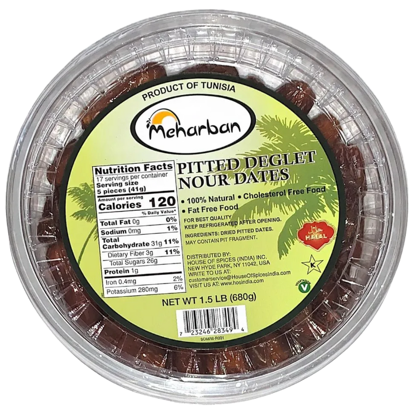 Meharban Pitted Dates 24oz