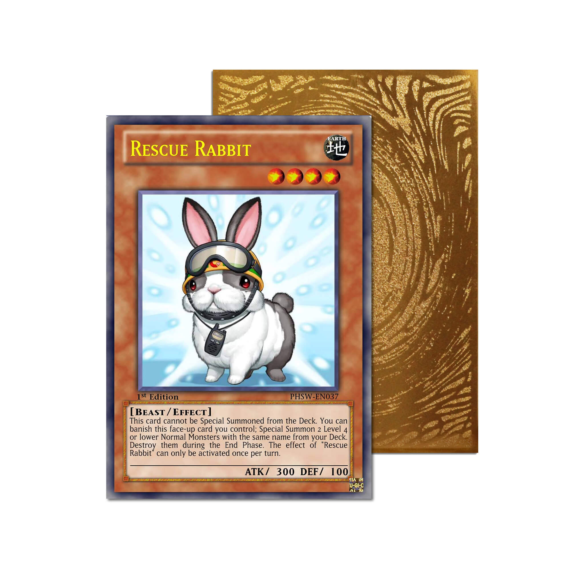 Carte Orica Métal Lapin Sauveur