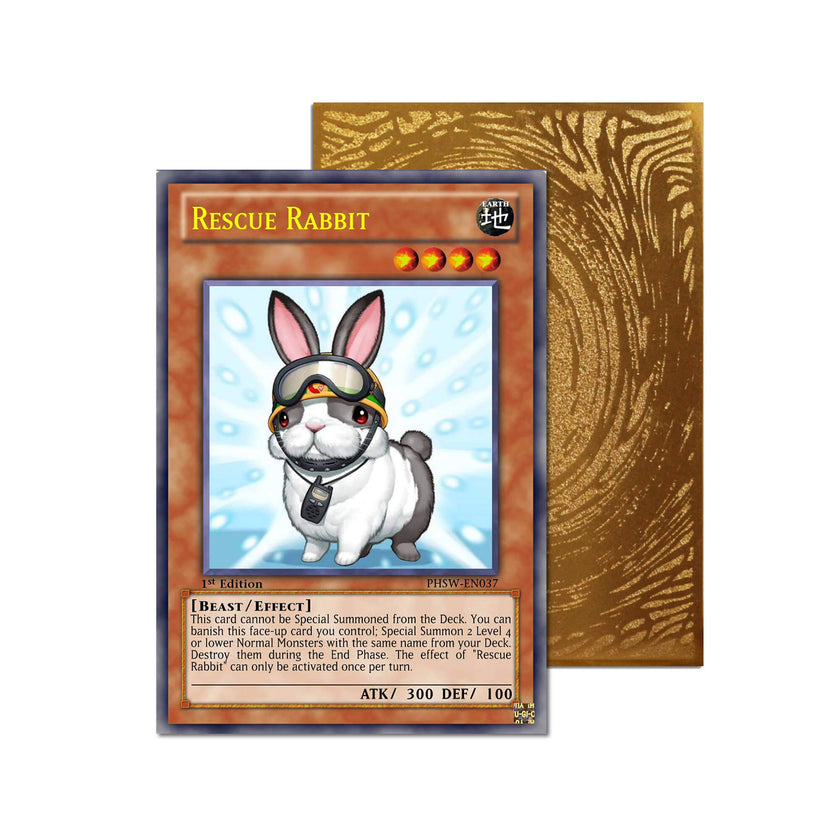 Carte Orica Métal Lapin Sauveur